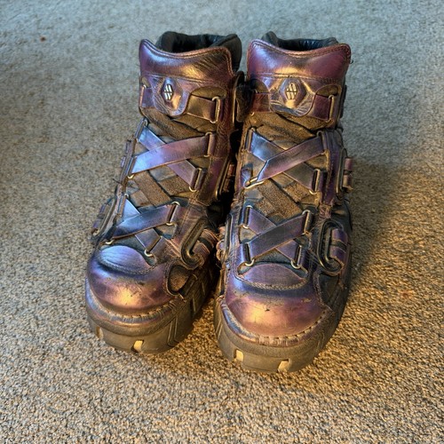 New rock metallic purple - rock,