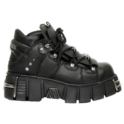 New rock tower shoes - tower, metallic