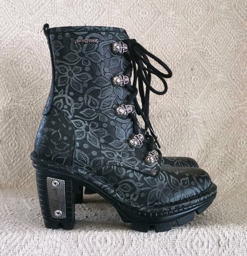 New rock skull zip - skull, zip/lace