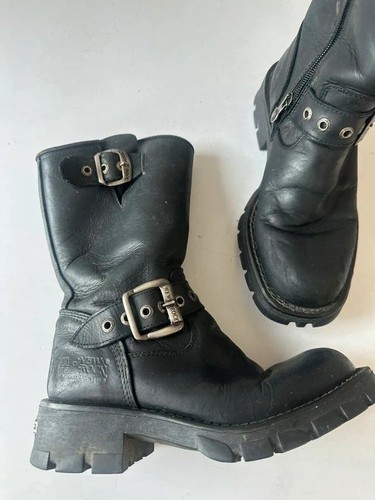 Biker boots new - rock, 36