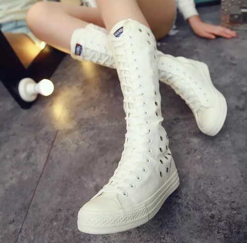New womens girls canvas knee - womens,