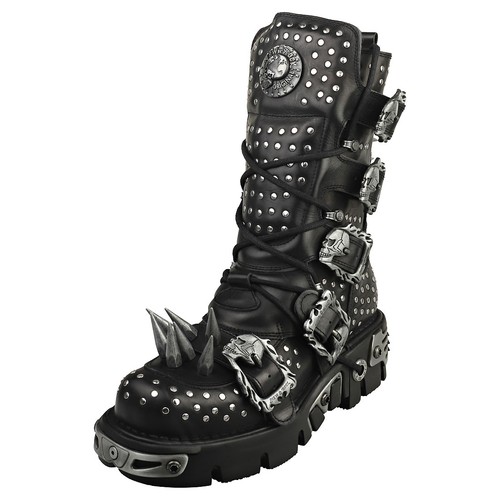 New rock boot metallic - new,