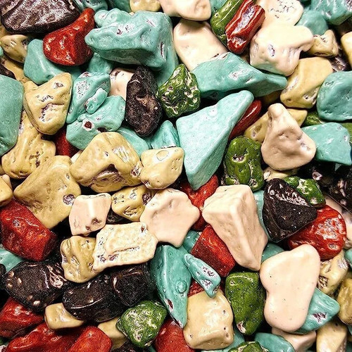 Soft chocolate stone candy - stone, |