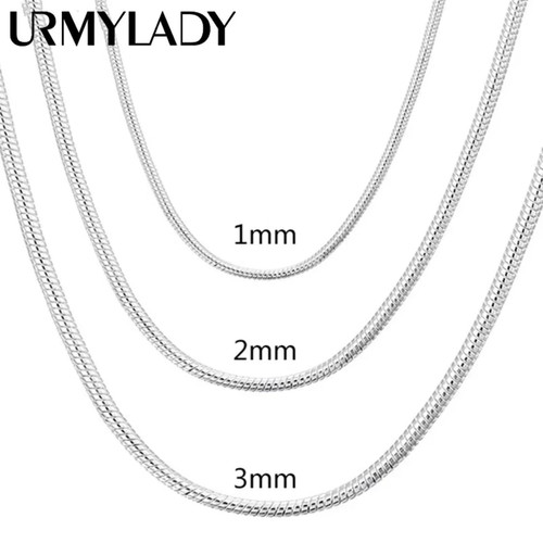 925 sterling silver snake - silver,