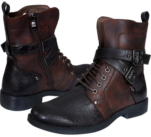 Mens punk rock goth elmo - rock, ankle