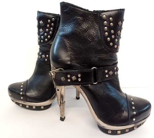New rock punk003 black - new,