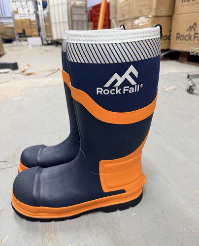 Rock fall navy orange - navy/orange, safety